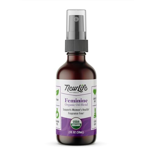 NewLife Naturals Organic Menopause Support Vulva Spray, Citrus Scent