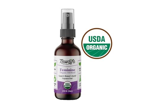 NewLife Naturals Organic Menopause Support Vulva Spray, Citrus Scent