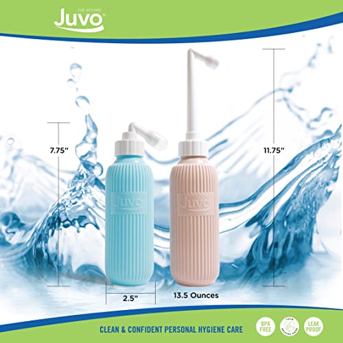 Portable Bidet Kit with 2 Spray Nozzles, Blue