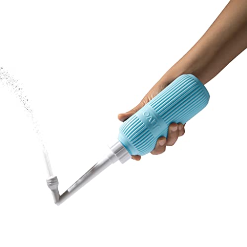 Portable Bidet Kit with 2 Spray Nozzles, Blue