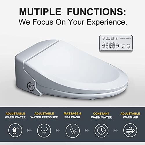ZMJH Bidet Seat: Heated, Vortex Wash, Warm Water