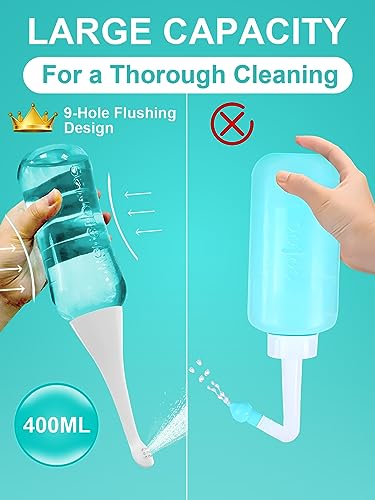 Green Peri Bottle for Postpartum Cleansing - 400ml