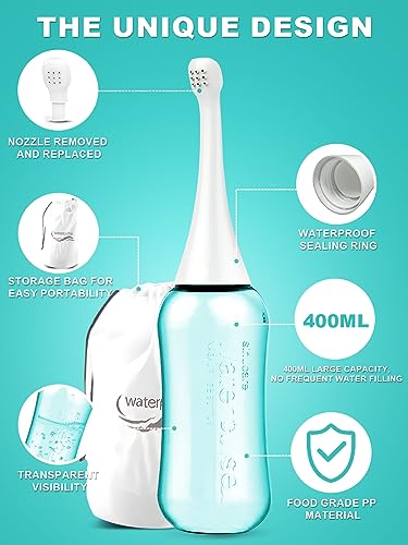 Green Peri Bottle for Postpartum Cleansing - 400ml