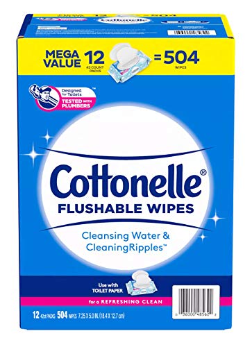 504 Count Cottonelle Fresh Care Flushable Cleansing Cloth