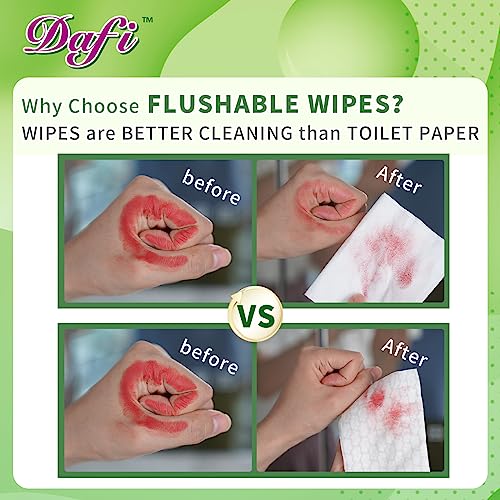 Unscented Flushable Adult Wet Wipes, 720ct, Plant-Based Fibers