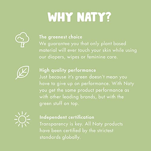 Eco by Naty Flushable Baby Wipes - Chemical-Free & Hypoallergenic