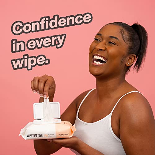 Oatmeal Scent Hypoallergenic Flushable Butt Wipes 100 Count