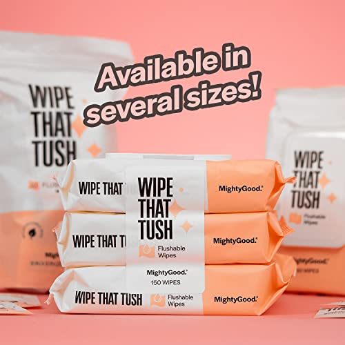 Oatmeal Scent Hypoallergenic Flushable Butt Wipes 100 Count