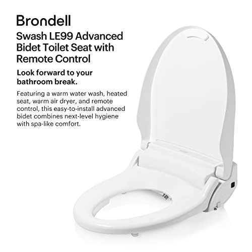 Brondell LE99-EW Swash Electronic Bidet Seat - White