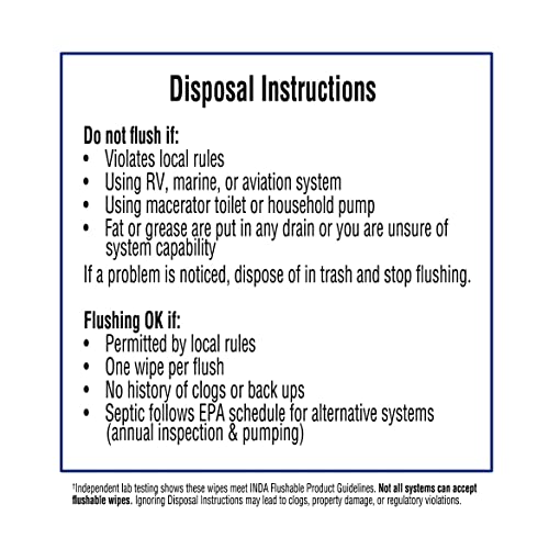 240 Count Equate Flushable Wipes Refill 5 Pack