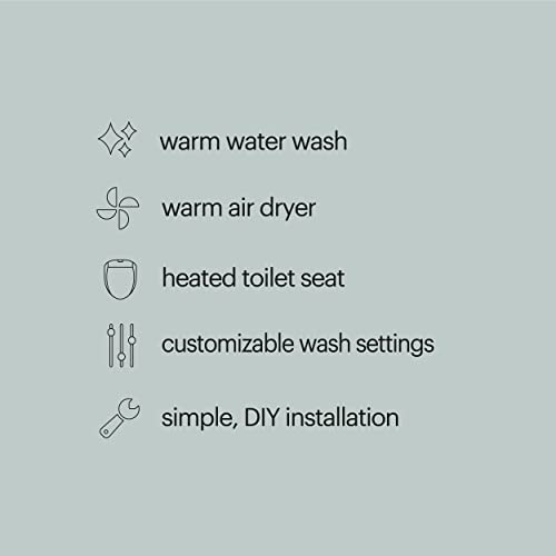 Brondell LE99-EW Swash Electronic Bidet Seat - White
