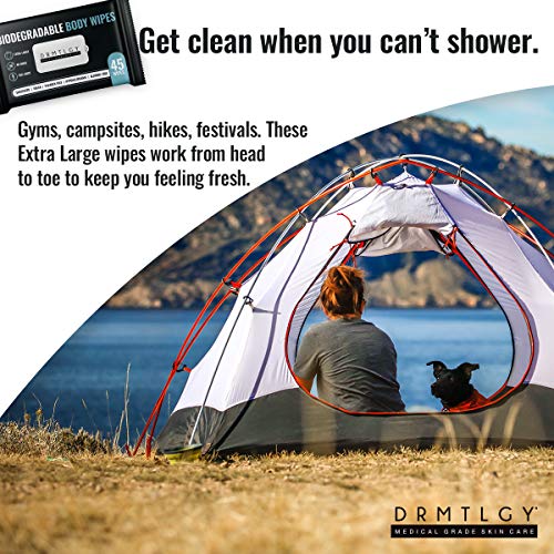 Biodegradable Butt Cleaner Wipes for Camping and Travel