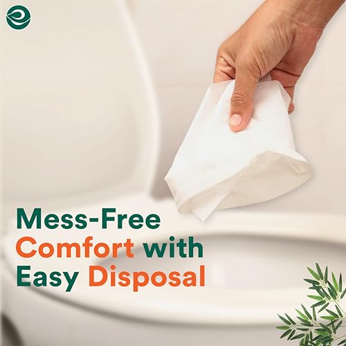 Extra-Large Bamboo Flushable Adult Wipes, Unscented - 192 Count