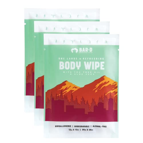 Biodegradable Butt Wipes with Tea Tree Oil (20 Count)