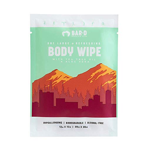 Biodegradable Butt Wipes with Tea Tree Oil (20 Count)