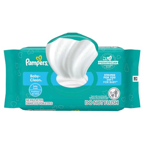 Baby Fresh Scented Butt Cleaning Wipes, 72 Count