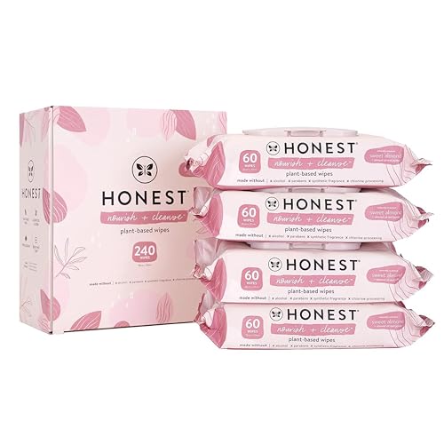 Sweet Almond Scented Butt Cleansing Wipes, 240 Count