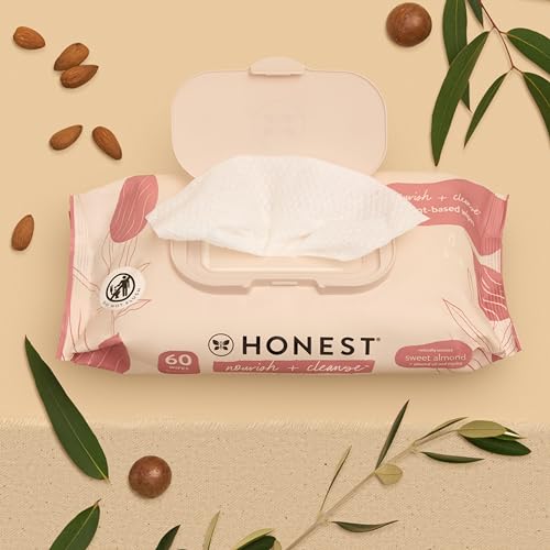 Sweet Almond Scented Butt Cleansing Wipes, 240 Count