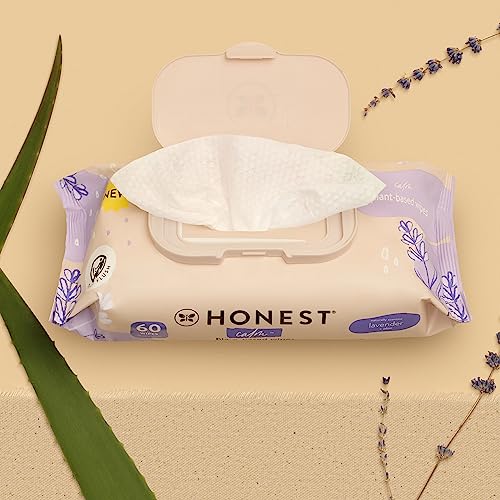 Natural Lavender Cleansing Wipes, 60 Count Multi-Tasking Formula