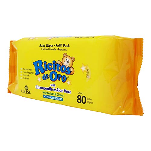 Chamomile and Aloe Vera Baby Wipes, 6-Pack