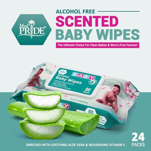 MED PRIDE Scented Butt Wipes- Alcohol-Free, Paraben-Free