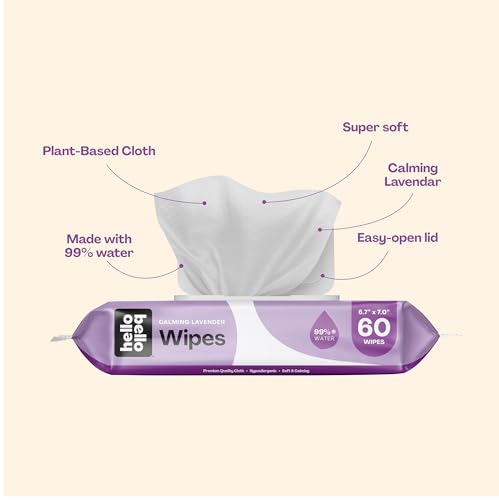 Hello Bello Lavender Scent Baby Wipes - Plant Based