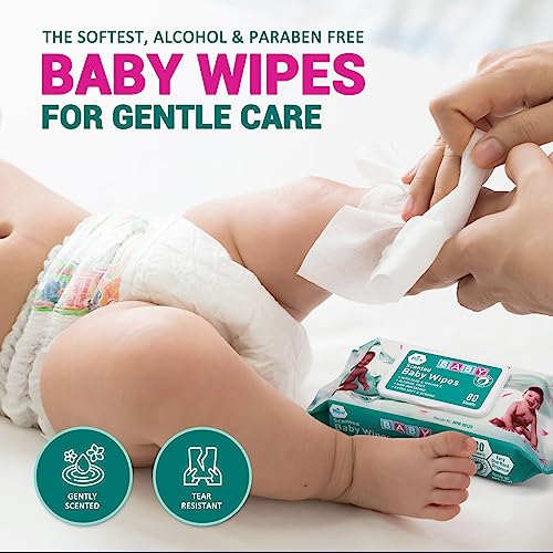 24 Packs of MED PRIDE Scented Baby Wipes