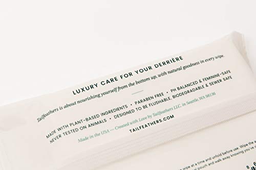 Coconut Hibiscus Butt Wipes with Plant-Based Ingredients