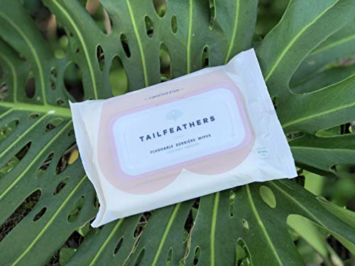 Coconut Hibiscus Butt Wipes with Plant-Based Ingredients