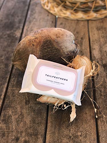 Coconut Hibiscus Butt Wipes with Plant-Based Ingredients