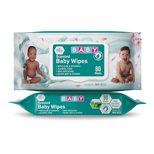24 Packs of MED PRIDE Scented Baby Wipes