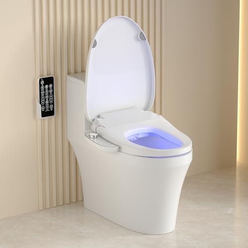 Luxury Bidet Toilet Seat with Remote Control and Nightlight