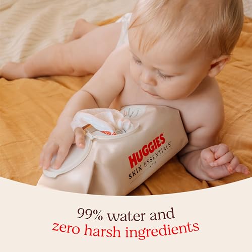 Huggies Hypoallergenic Butt Wipes, 6 Flip Top Packs