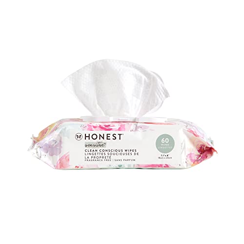 Honest Co. Unscented Wipes | 99% Water, Plant-Based, Compostable
