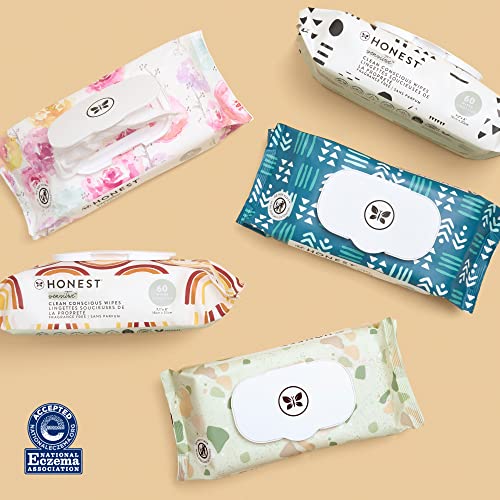 Honest Co. Unscented Wipes | 99% Water, Plant-Based, Compostable