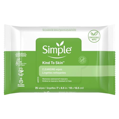 Gentle Cleansing Wipes for Sensitive Skin, 25ct (Pack of 3)