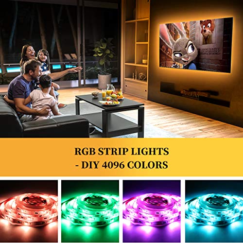 RGB TV Backlight with Remote, DIY Colors