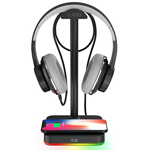 KAFRI RGB Wireless Headphone Stand with Charger