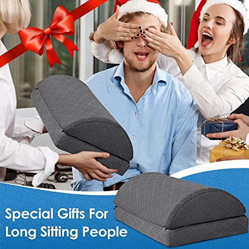 Adjustable Foot Rest for Desk and Gaming (Grey)
