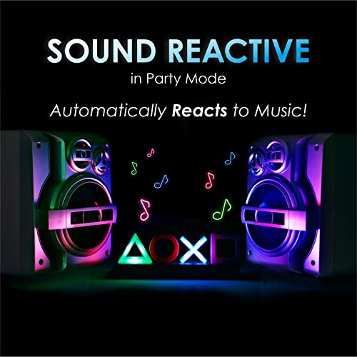 Playstation Icons Light with Music Mode