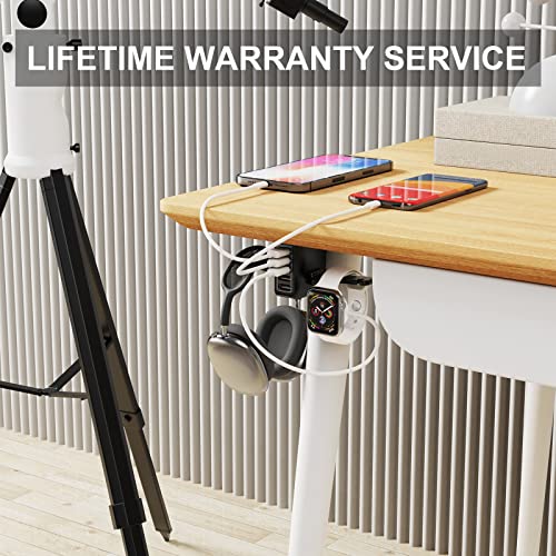 Dual Headphone Stand with Charging Station for Gamers