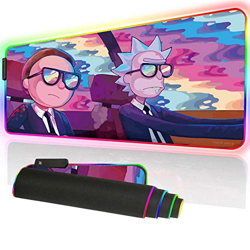 RGB Gaming Mouse Pad with LED Lights