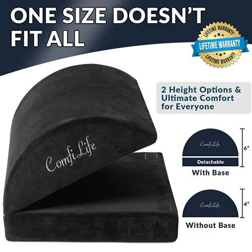 Adjustable Memory Foam Foot Rest for Office or Gaming