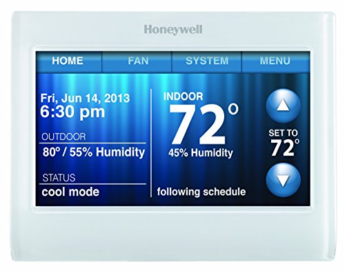 Color Touch Screen Programmable Thermostat by Honeywell