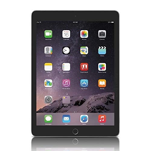 Apple iPad Air 2, 128 GB, Space Gray, (Renewed)
