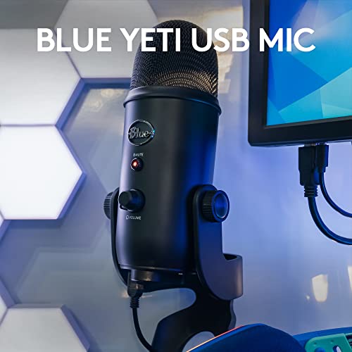 Logitech Blue Yeti Streaming Kit with Blue VO!CE