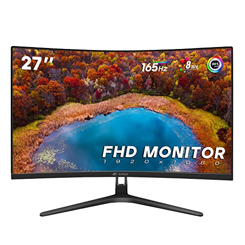 27" Curved Gaming Monitor, 144hz Full HD