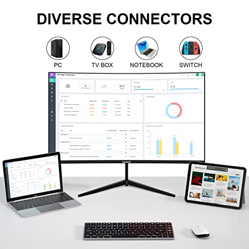 24" Curved Gaming Monitor with 165Hz Refresh Rate