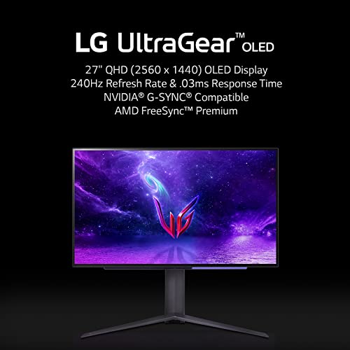LG 27" OLED Gaming Monitor with 240Hz
