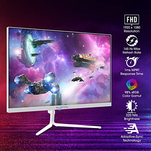 Gaming monitor with 165Hz display - Nebula White